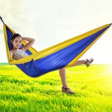 30 шт./лот открытый гамак для одного человека 230*90 см выживания парашют для путешествий для туризма отдыха Кемпинг Strone Веревочный Гамак ZA1071