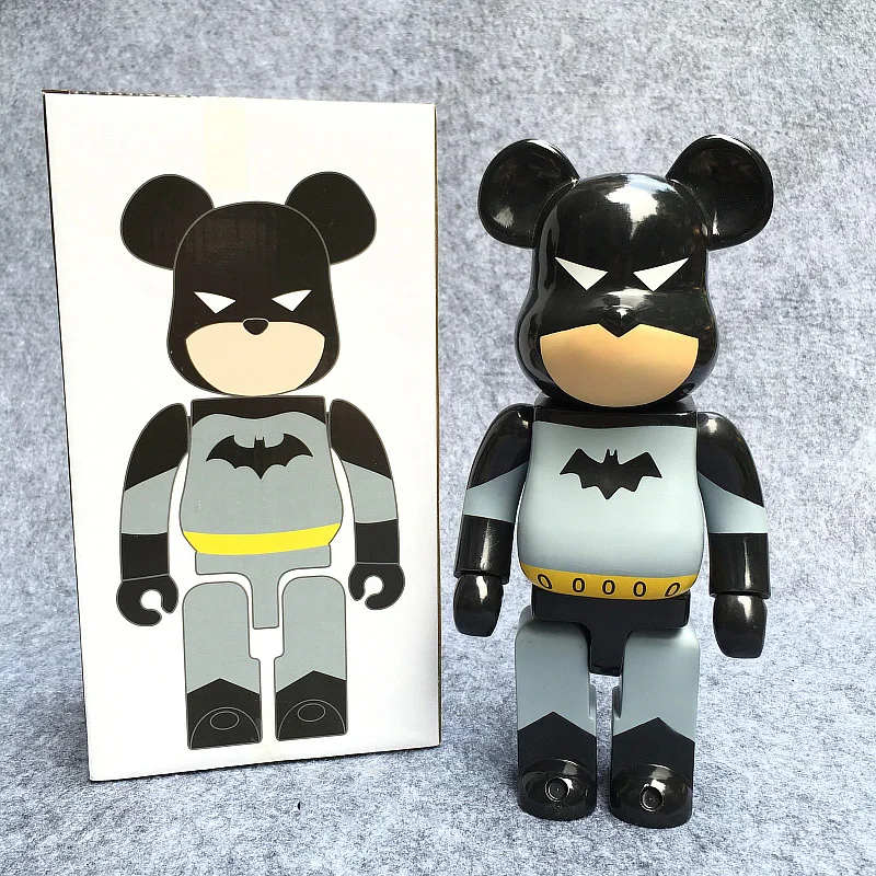

New Arrival 400% Bearbrick Cosplay Batman PVC Action Figure Fashion Toys In Retail Box