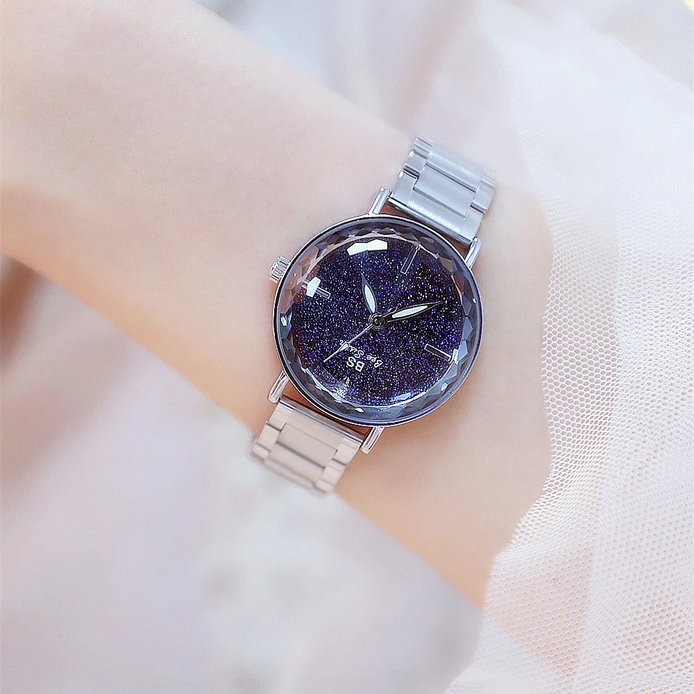

New star face hot sale watch factory direct sales foreign high-end chain watch custom full diamond female watch steel belt Hot