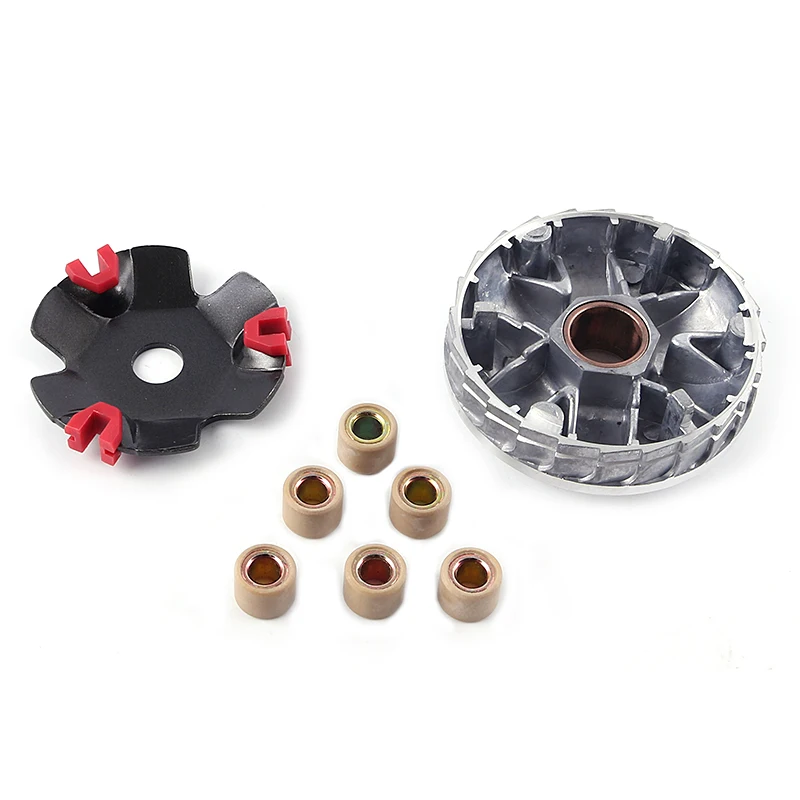 

High Performance Variator Set with Copper Rollers GY6 50 80 137qma 139qmb 4T Scooter ATV Moped DIO50 AF18 AF28 ZX50 AF34 AF35