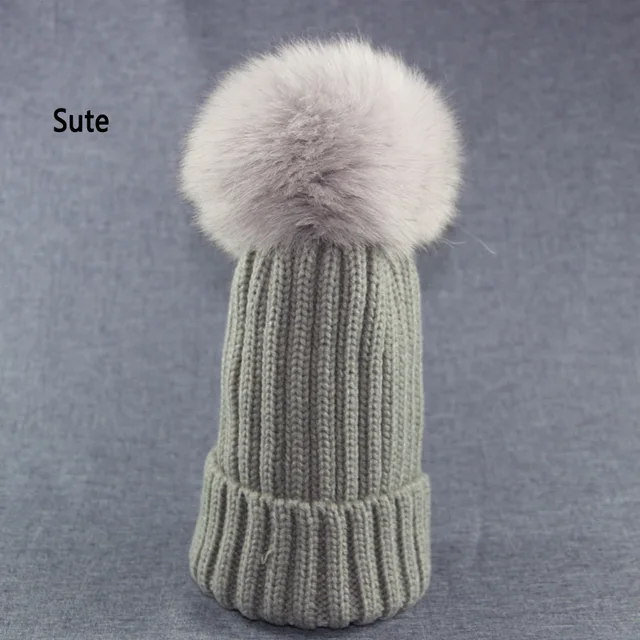 winter hat with ball