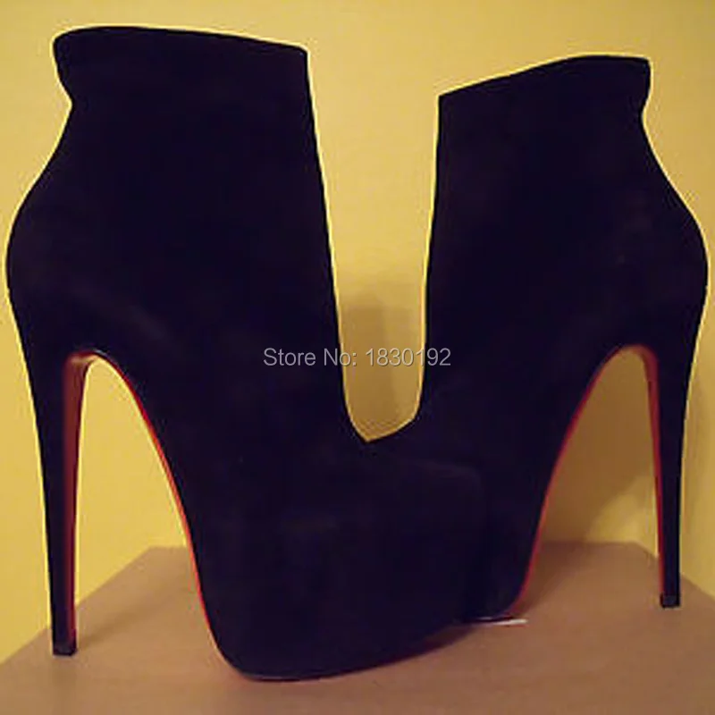6 inch heel ankle boots