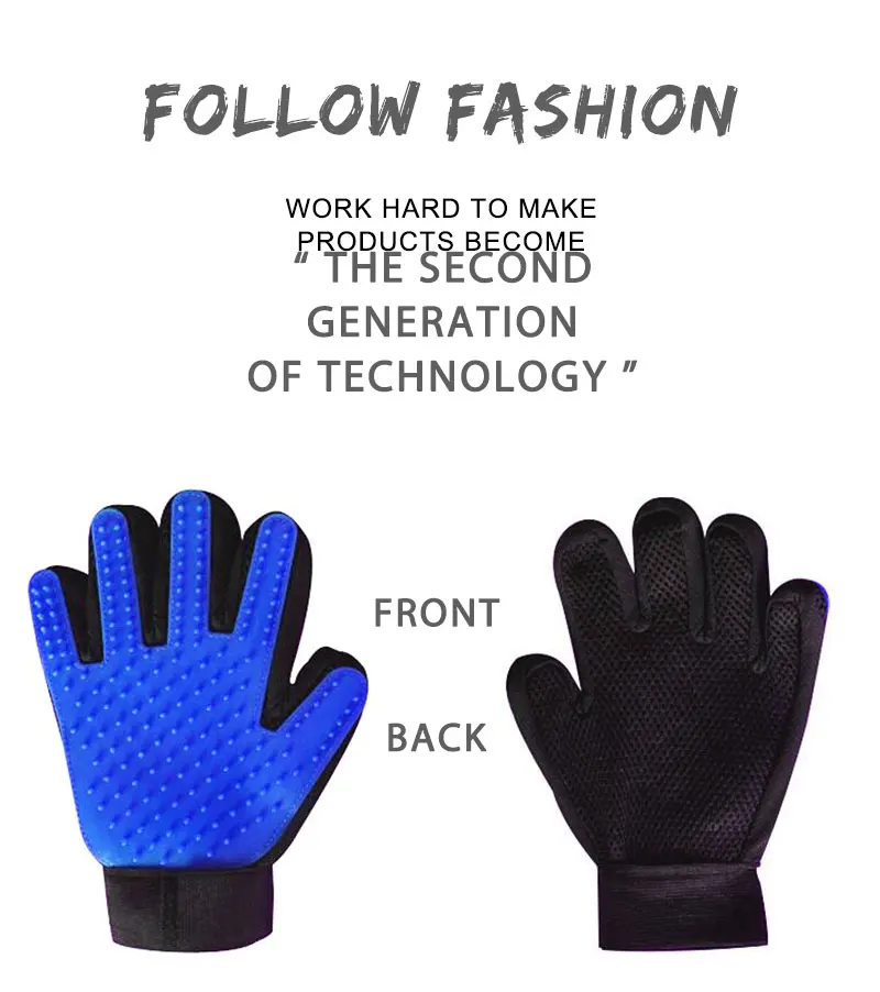 pet grooming glove for cats