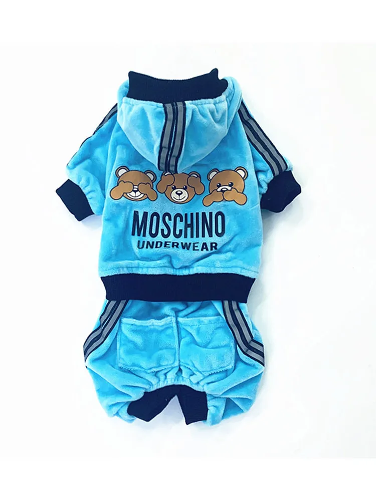 

Luxury Designer Dog Clothes Cat Clothing Dogs Jumpsuit Chihuahua Puppy Yorkie Small Big Animals Hoodies With Beer Spring Autumn