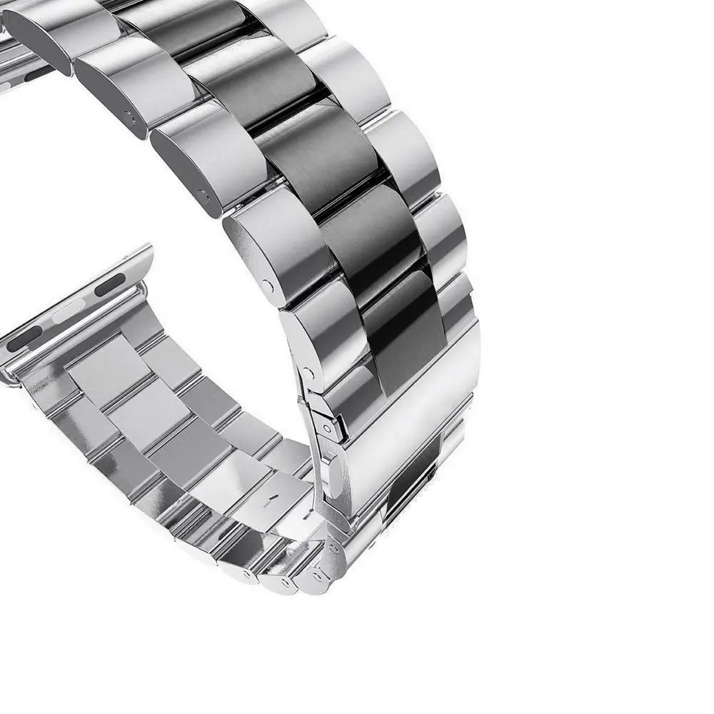 For Apple Watch Band 44mm 40mm 38mm 42mm Fashion Metal Sport Bracelet Stainless Steel Strap For iWatch Series 4 3 2 1 Watchbands