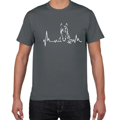 Mechanic Car Heartbeat Футболка мужская Байкерская хлопковая забавная Футболка мужская Causa уличная одежда топы футболки хип-хоп harajuku мужская одежда - Цвет: W314 deep grey
