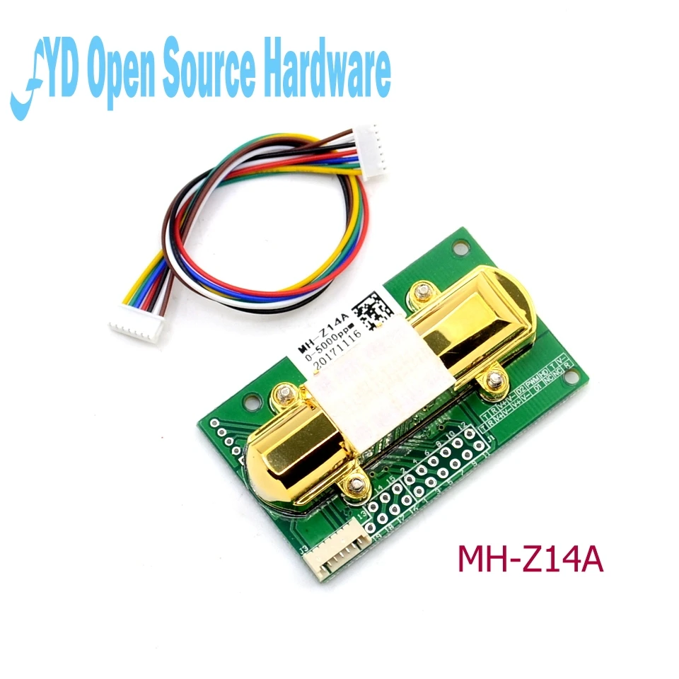 1pcs CO2 SENSOR MH-Z14A infrared carbon dioxide sensor module,serial port, PWM, analog output with cable