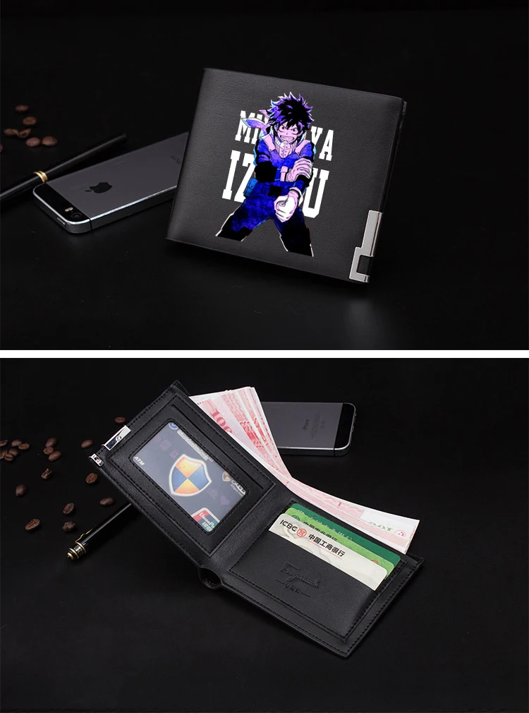 Marvel's The Avengers ID Card Short Long Wallet Purse Bag PU Leather Printing Wallet Money Bag Card Holder Long Purse Gift