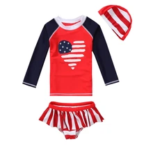 USEEMALL/юбка для маленьких девочек; купальные костюмы; детские купальные костюмы из двух предметов; удобные купальные костюмы; Детские купальники;