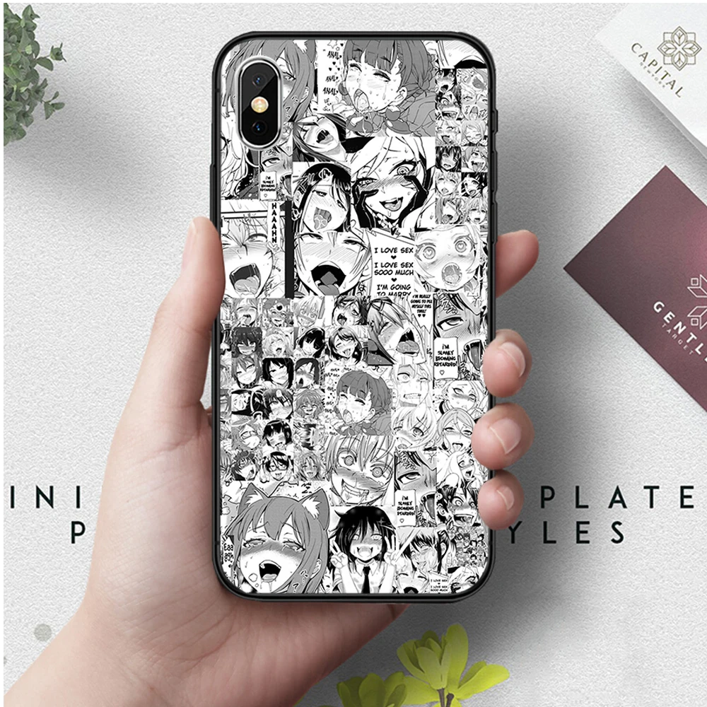 Аниме девушка мультфильм Япония Coque силиконовый чехол для iPhone 5 5S 6 6S Plus 7 8 11 Pro X XS Max XR - Цвет: 7