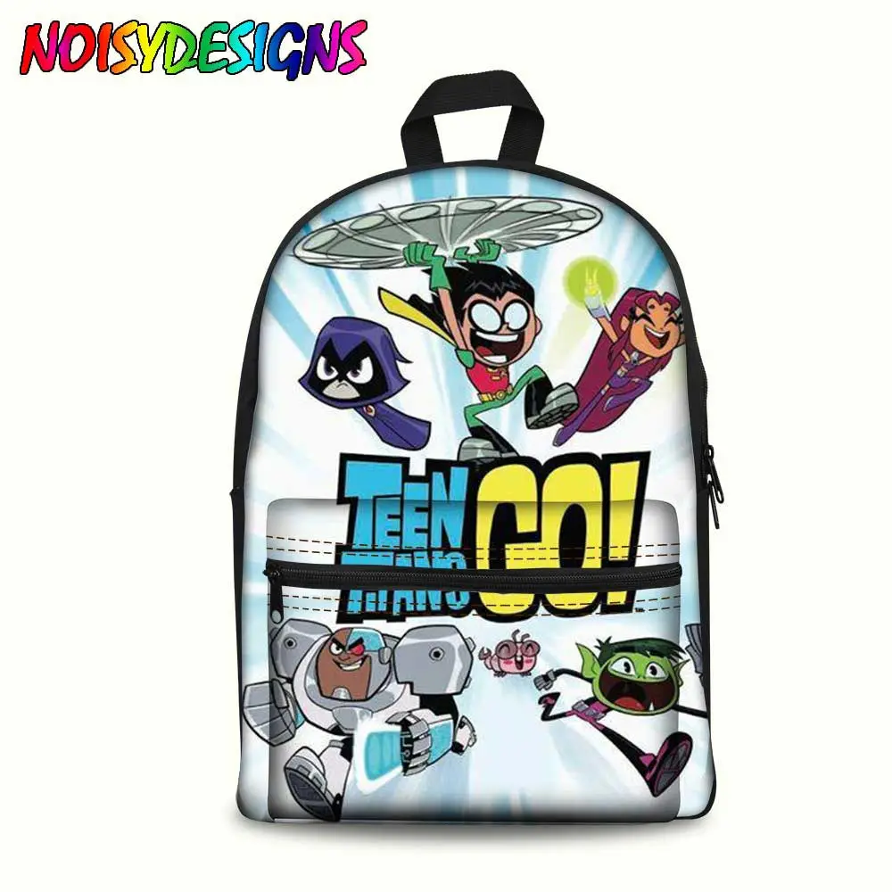 

Funny Raven Teen Titans Go Cosplay Backpack School Bags for Kids Teenage Girls Women Backpacks Mochila Canvas Bags Rucksack