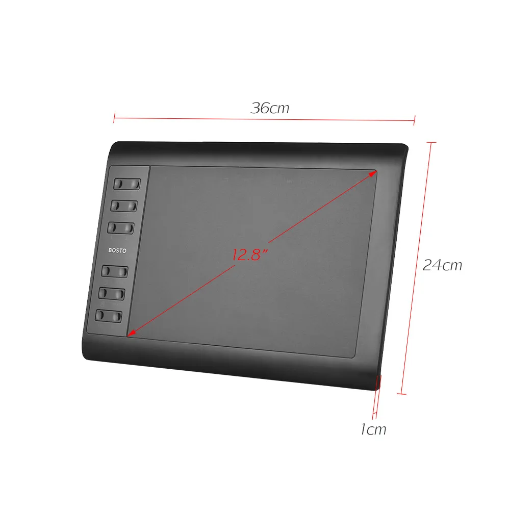 Bosto 1060 плюс цифровой графический рисунок анимационный планшет 10 ''* 6'' рабочая зона 8192 уровень чувствительности к давлению