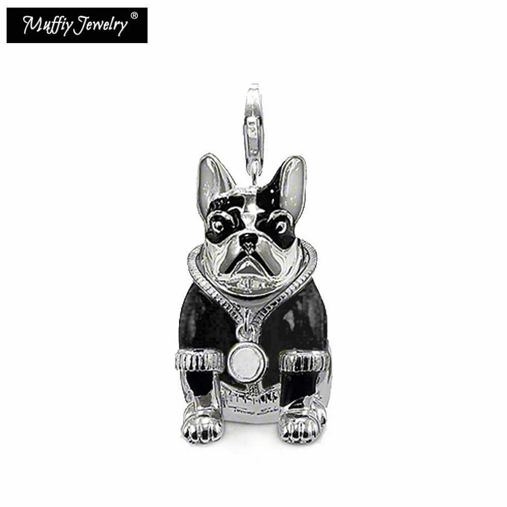 Black Bulldog Dog Pendant,Thomas Style Muffiy Rebel Good Jewelry For Men And Women,Ts Gift In