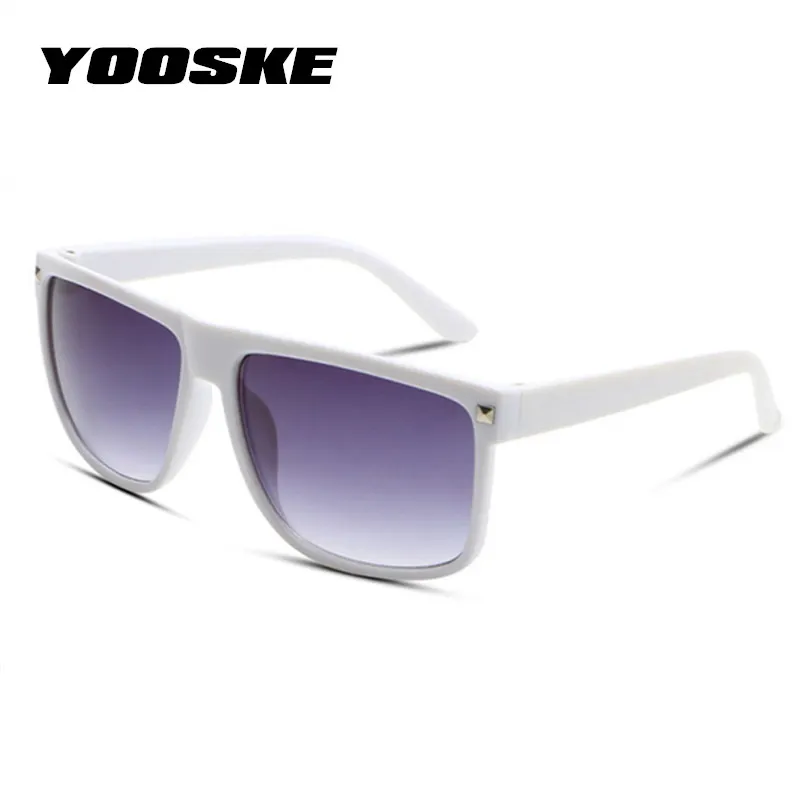 YOOSKE Vintage Oversized Sunglasses Women Brand Designer Big Frame Sunglass Men Retro Large Size Eyewear Shades for Women