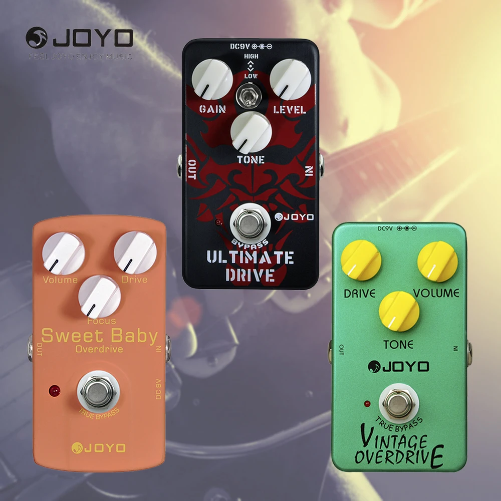 JOYO High Gain Ultimate Drive Overdrive Guitar Effects Pedal Vintage