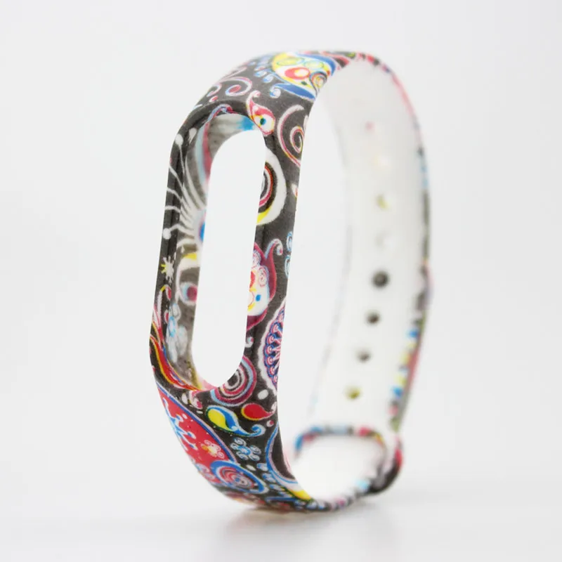 Сменный ремешок для Mi Band 2 многоцветный Силиконовый Браслет Для Xiaomi умный носимые