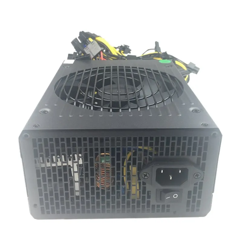 Power Supply 1600W ATX PSU Mining Power Supply 1600W BTC Miner Power Supply for rx 470 rx 480 rx 570 6 gpu support 12V antiminer