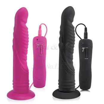 Realistic Big Dildo 7 Speeds Vibrator Silicone Strap on Huge Dildo Suction Cup Anal Vibrators Butt Plug Adult Sex Toys for Woman 3