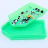 5pcs Plastic Round Or Green Rectangular Rhinestone Tray Tool Acrylic Plate Case Storage Nail Art Diy Rhinestones Tray Container ► Photo 1/6