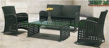 Patio outdoor wicker perforated sofa set outdoor furniture designs
