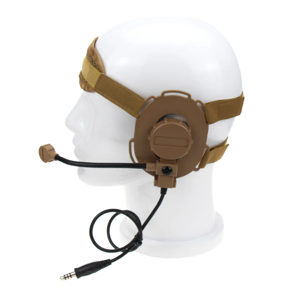 

Tactical Bowman Elite II Headset with U94 Style 2 Pin PTT Mic for Midland Walkie Talkie G6 G7 GXT550 GXT650 LXT80 LXT112 LXT435