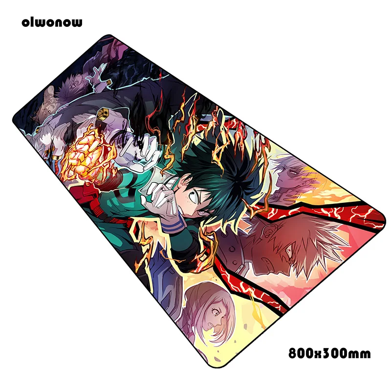 Коврик для мыши my hero Academy 800x300x2 мм красивый коврик для компьютерной мыши игровые аксессуары Domineering игровые коврики и чехлы для геймеров