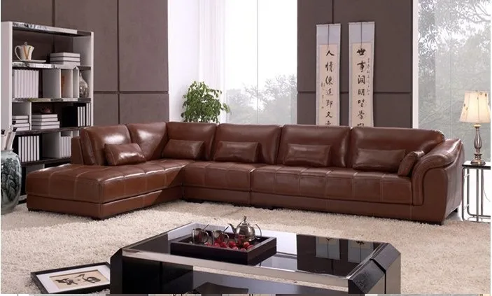 Freies Verschiffen Wohnzimmer Schnitts Leder Ecksofa Klische L Wohnzimmer Schnitts Leder Ecksofa