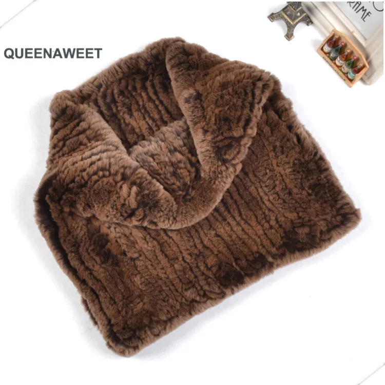 016 Women Real Rex Rabbit Fur Scarf Real Rex Rabbit Fur Headband Russia Winter Rex Rabbit Fur Ring Scarves