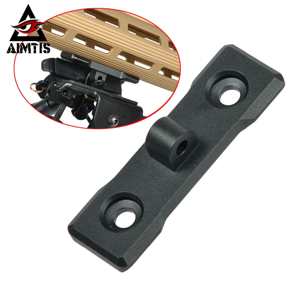Tactical Keymod M LOK Bipod Mount Handguard Adapter Low Profile AR15