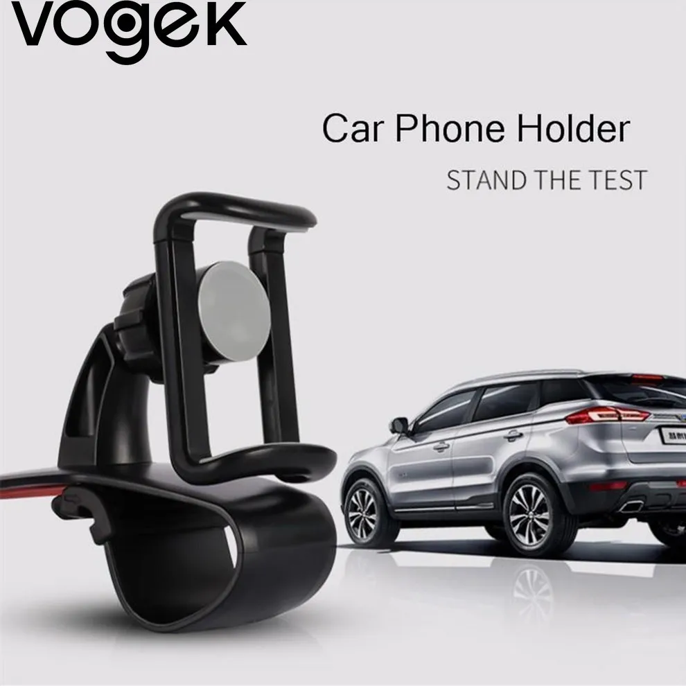 

Vogek Dashboard Car Phone Holder 360 Degree Adjustable Mobile Phone Stand Holder Grip in Car 4.0" to 6.5" Phone Holder Mount