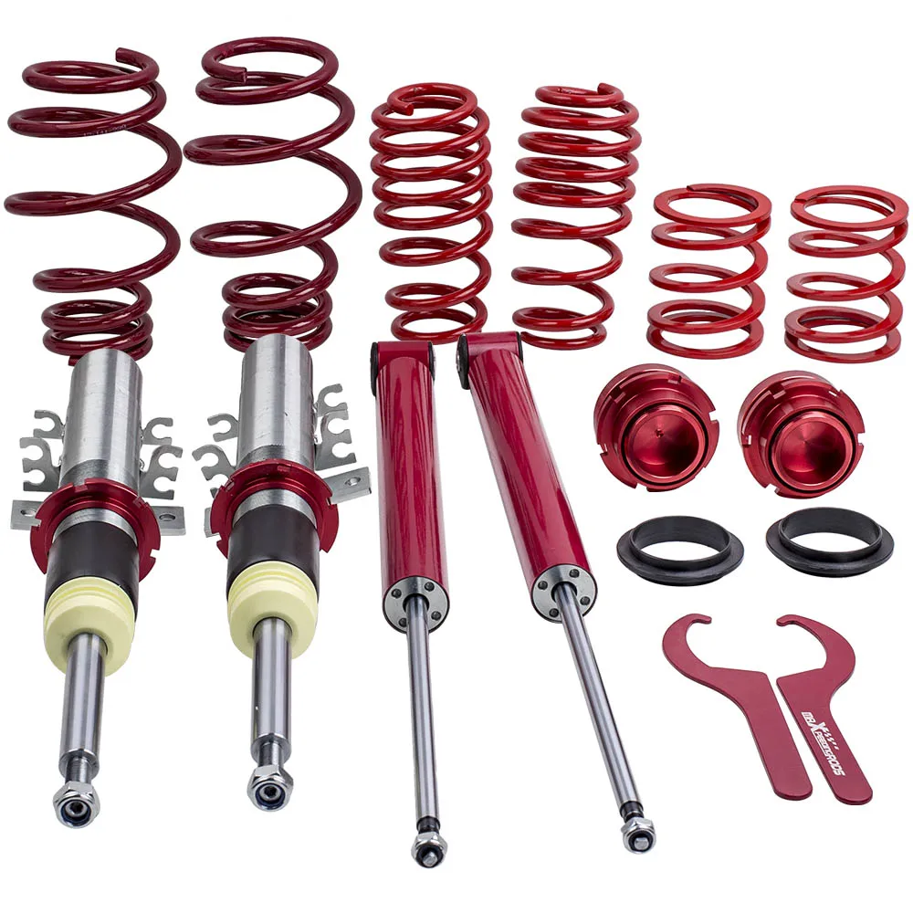 Амортизатор подвески Coilover для VW Polo 9N Mk4 Skoda Fabia Mk2 Audi Fox 5Z 1 2 4 6 A2 Typ 8Z 99 05|Амортизаторы