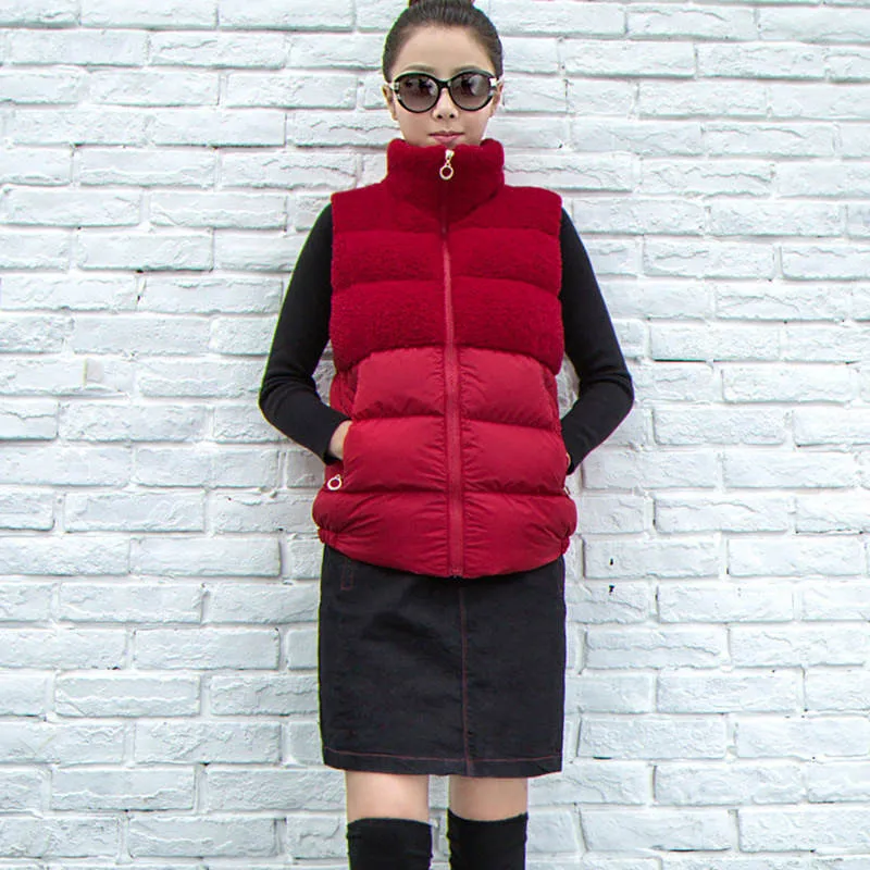 Lambs-Wool-Stitching-Vest-Women-Thicken-Waistcoat-Winter-Jacket-Women-Down-Cotton-Vest-Winter-Coat-Outwear (2)