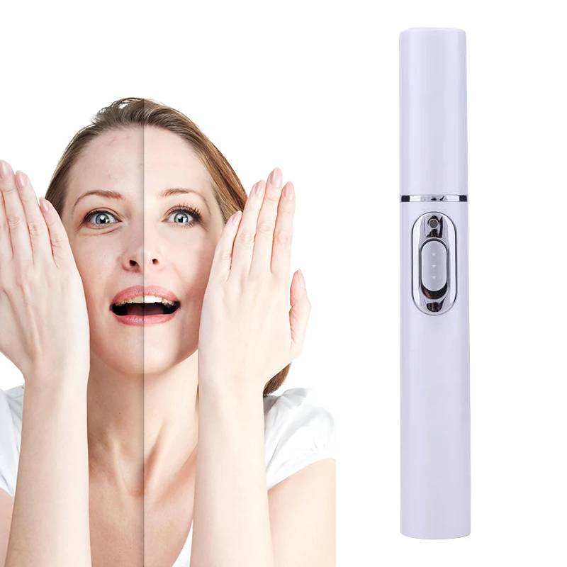 

Portable Blue Light Therapy Acne Laser Pen Soft Scar Wrinkle Tool Microcurrent Beauty Device Home Facial Skin Care Machine
