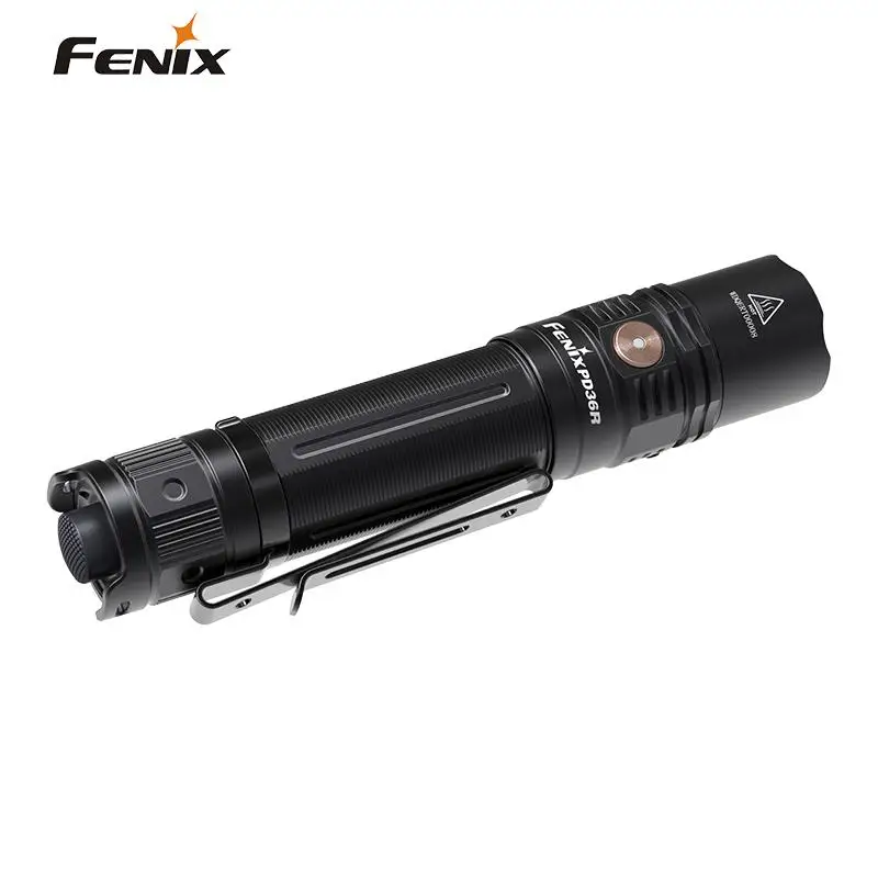  Cargador USB tipo C Fenix PD36R 1600 lúmenes linterna táctica recargable Ultra compacta con batería