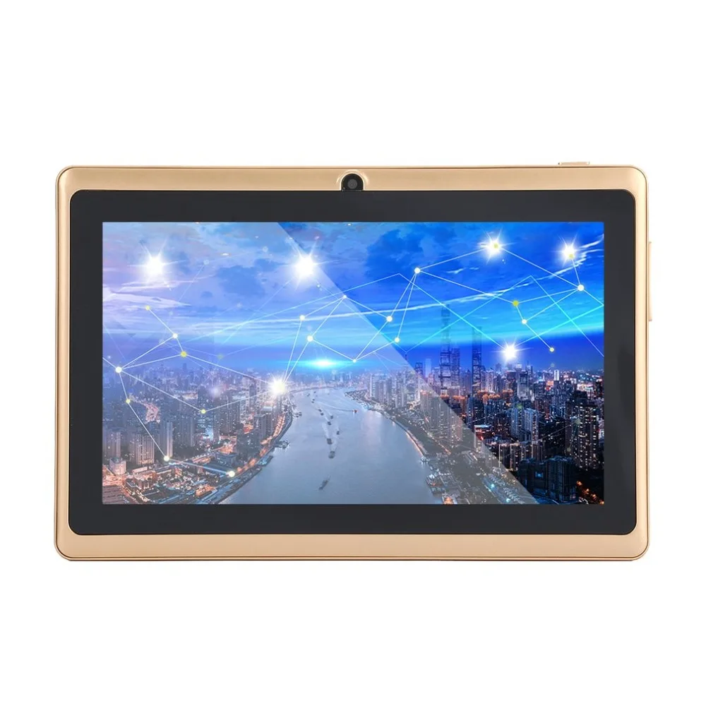 

7 Inch Quad-core Tablet Computer Q88h A33 Android 4.4 wifi Internet Bluetooth 512MB+8GB Convenient 9 Colors US EU UK AU PLUG