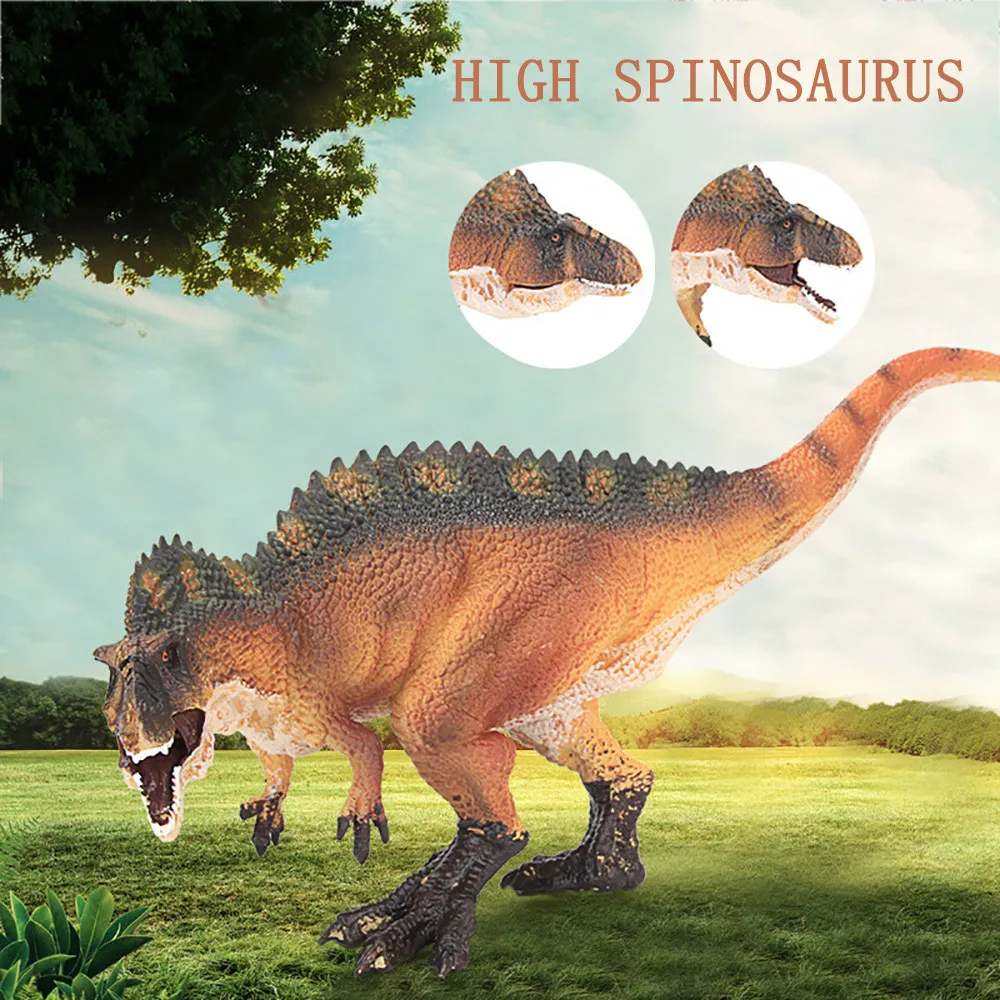 Динозавр модель игрушки многоцветные Развивающие для детей высокая Spinosaurus