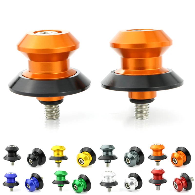 

For KTM 990 super Duke 690 790 Duke 1090 ADVENTURE R 1290 SUPER ACVENTURE R Spools Slider Swingarm Stand Bobbins CNC Aluminum