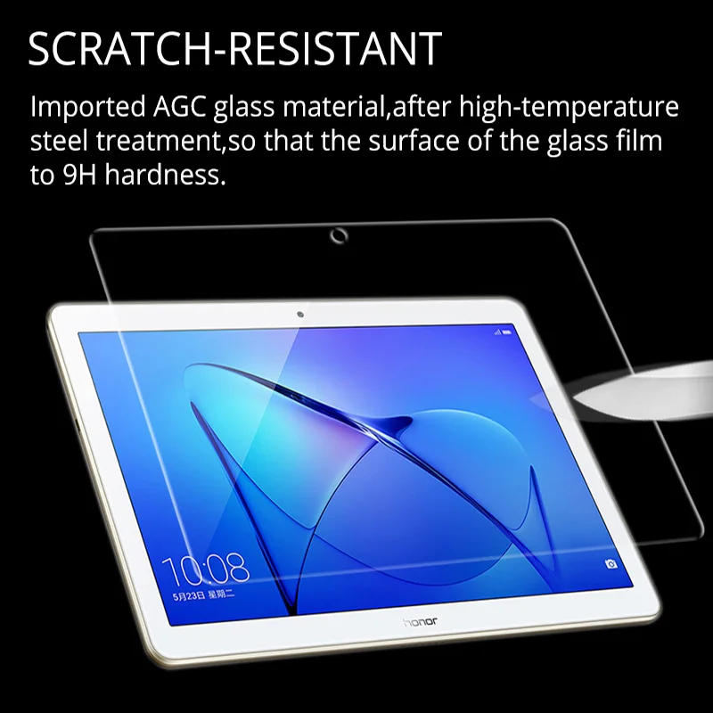 Tempered Glass For Huawei Media Pad T3 10 Screen Protector Tablet 9.6" Tempered Glass Tablet Screen Protectors Film For AGS-L09 tablet holder