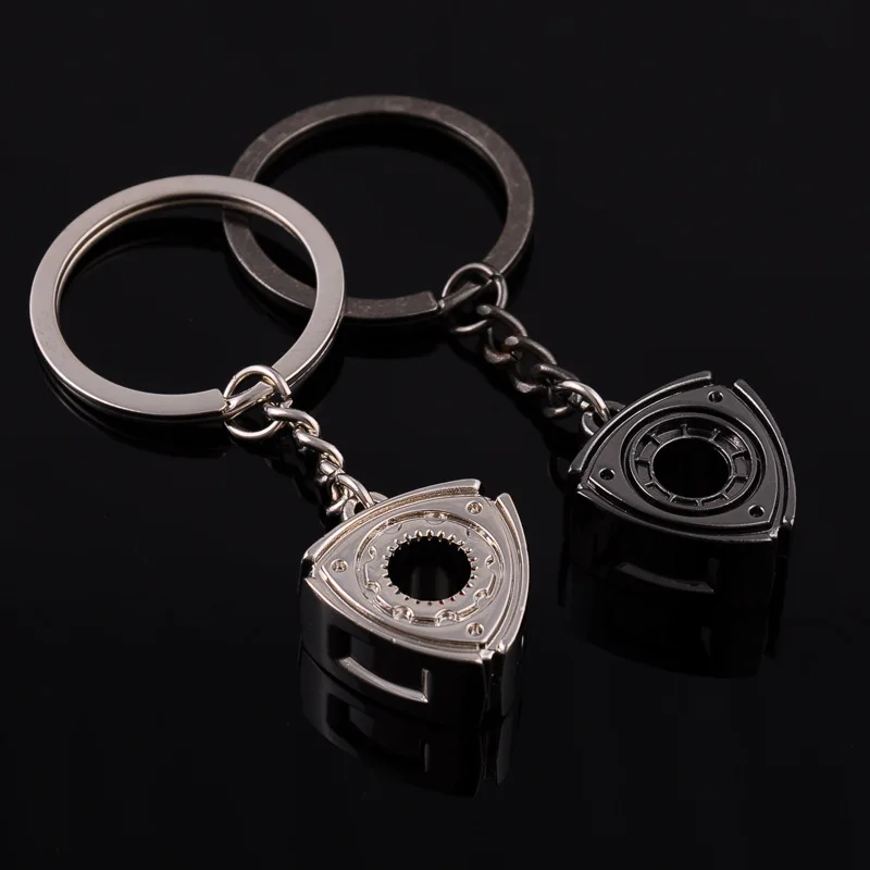 

Car Key Rings Motor Rotor Turbo Keychain Metal Alloy Engine Car Key Chain for Mazda 3 6 cx-5 RX7 RX8 for nissan nismo qashqai