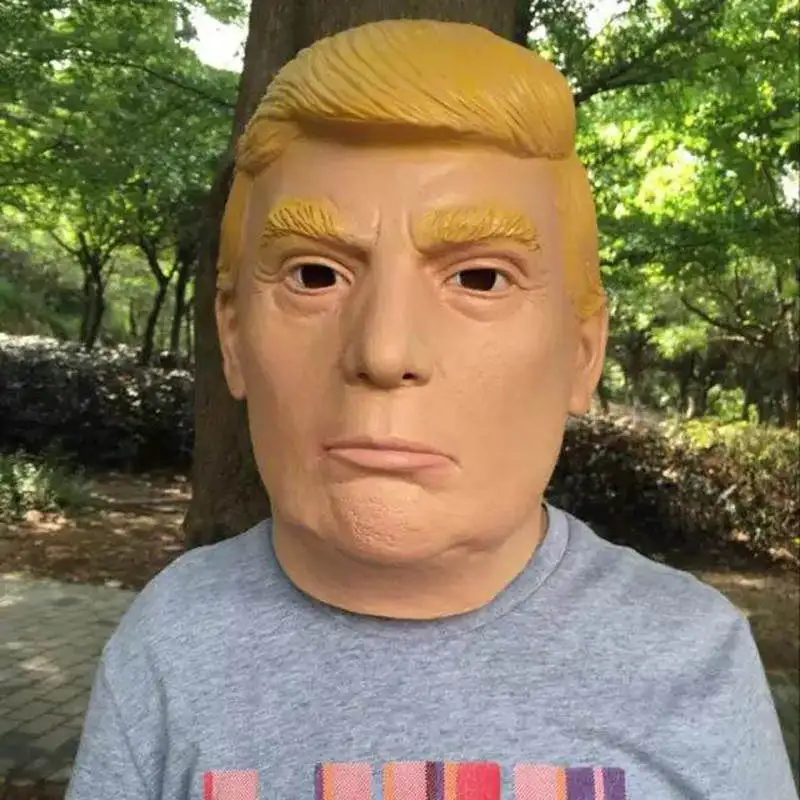1 шт. маска Дональда Трампа латексная маска для косплея для Хэллоуина вечерние D
