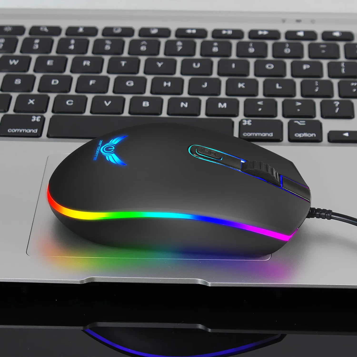 Оптическая Проводная игровая мышь USB 1600 dpi Мини мыши RGB красочные огни проводная мышь для ноутбука ПК компьютер Бизнес Офис геймер