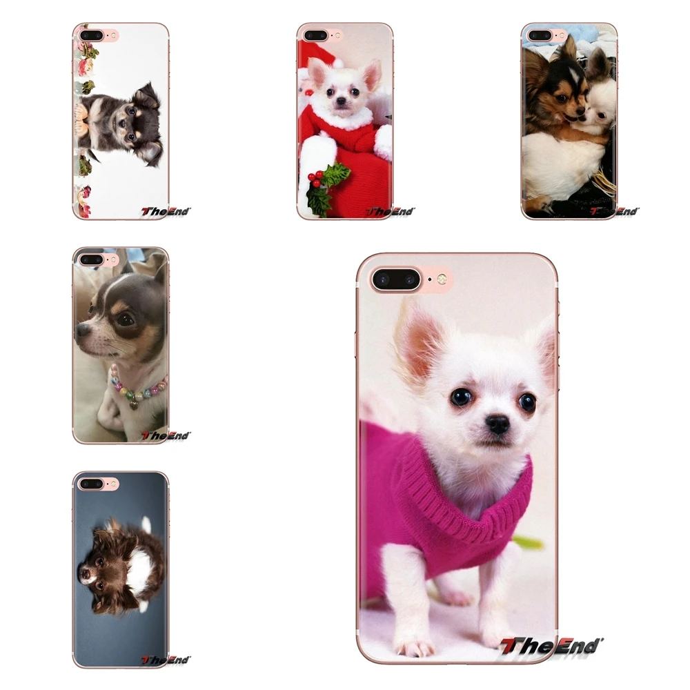 

For Huawei Mate Honor 4C 5C 5X 6X 7 7A 7C 8 9 10 8C 8X 20 Lite Pro Chihuahua dog Bulldog Schnauzer puppy Transparent TPU Housing