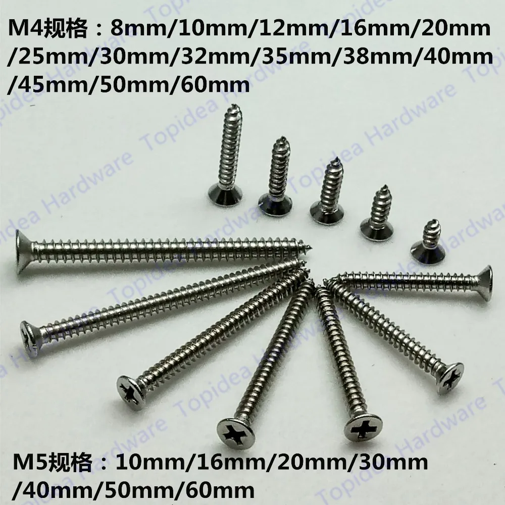Buy M4 M5 Stainless steel 304 self tapping screw from