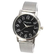 Men s Women s font b Couple b font Silver Casual Business font b Watches b