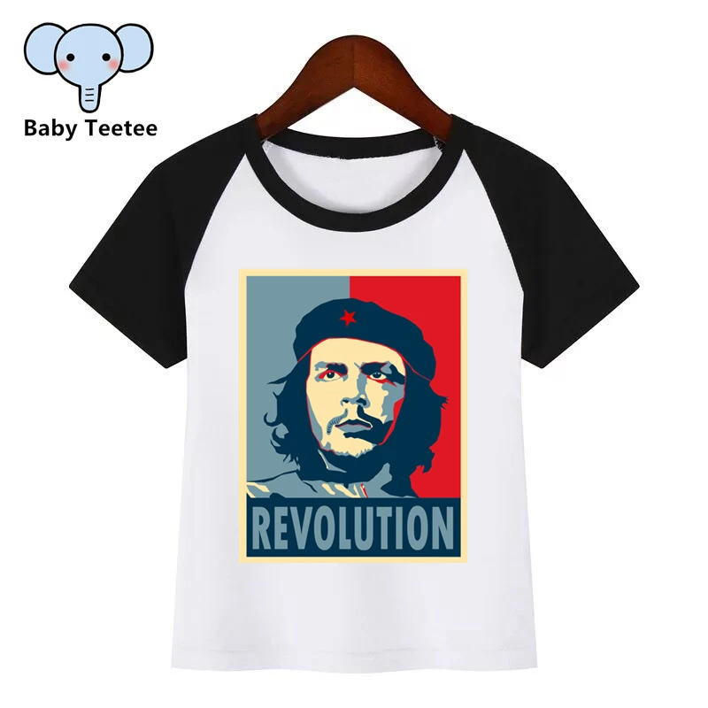 

AnimeCuba Kuba Avana Revolution Fidel Castro Che Guevara Communist Print T Shirt Baby Kids Funny Clothes Summer T-shirt