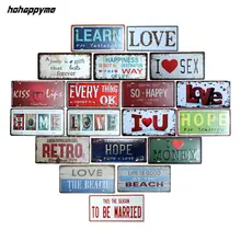 Love Life забавная пословица винтажная жестяная тарелка металлические жестяные знаки декор стен гараж; клуб сарай салон спальня таблички 15*30 CM