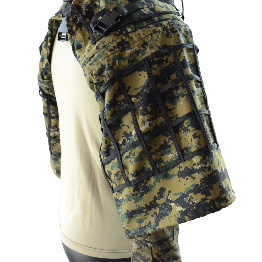 ROCOTACTICAL Ghillie костюм основа из ткани Рипстоп камуфляж тактическая верхняя одежда для снайпера гадюка капоты сp MultiCam/Лесной