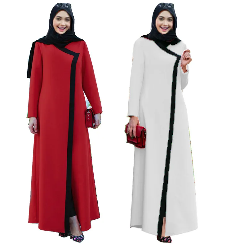 women long sleeve muslim arabic dress turkish gown Dubai moroccan...
