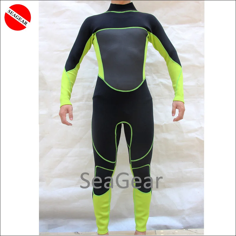 3mm SCR neoprene spearfishing wetsuit one piece wetsuit set for spear