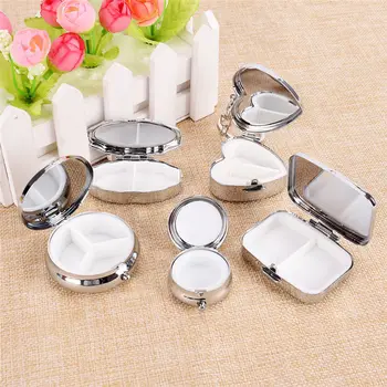 

Take A Week To Receive Box Seal Portable Medicina Container Pills Case Medicine metel Special Jewelry Round Pill Boxes